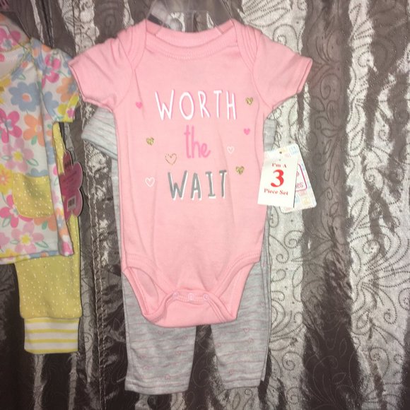 2 sets of 3 pc. Outfit Size 3-6mo. NWT - Picture 2 of 9
